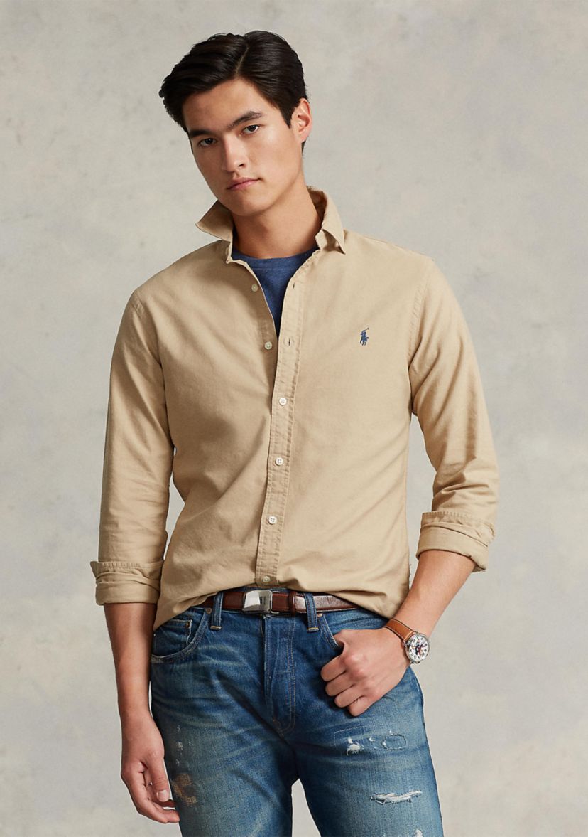 Classic Fit Garment Dyed Oxford Shirt