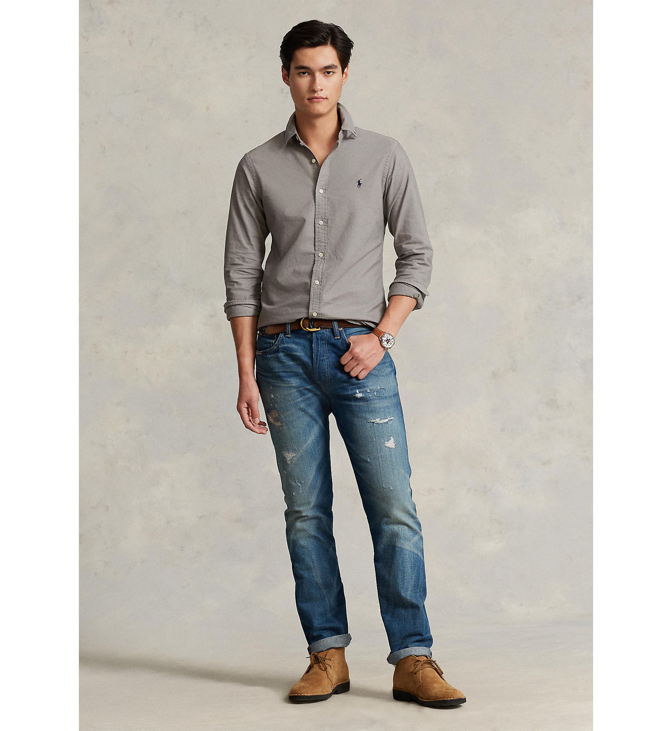 Classic Fit Garment Dyed Oxford Shirt