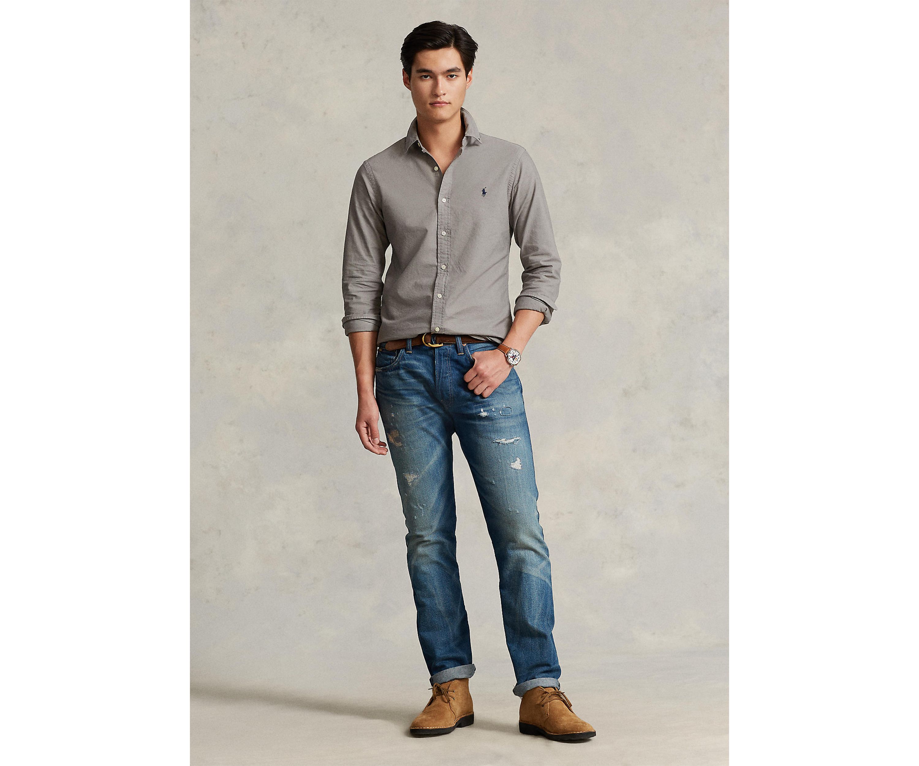 Classic Fit Garment Dyed Oxford Shirt