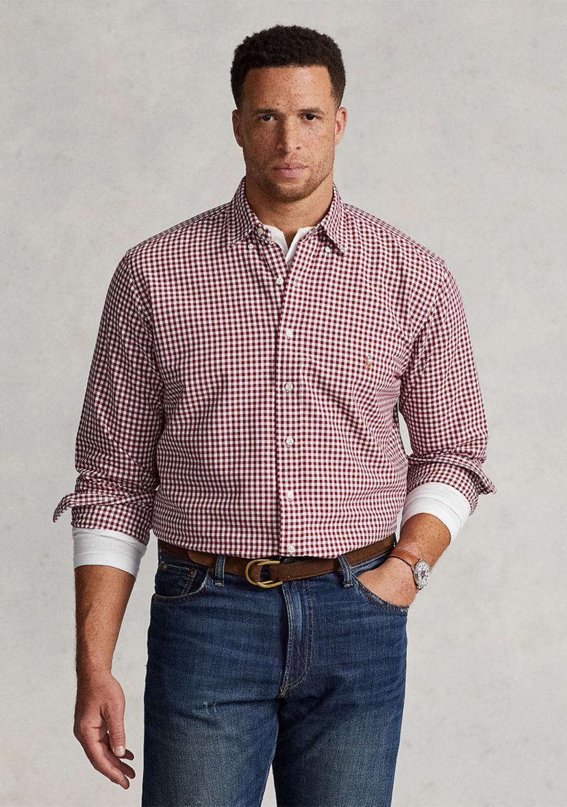 Big & Tall Plaid Oxford Shirt