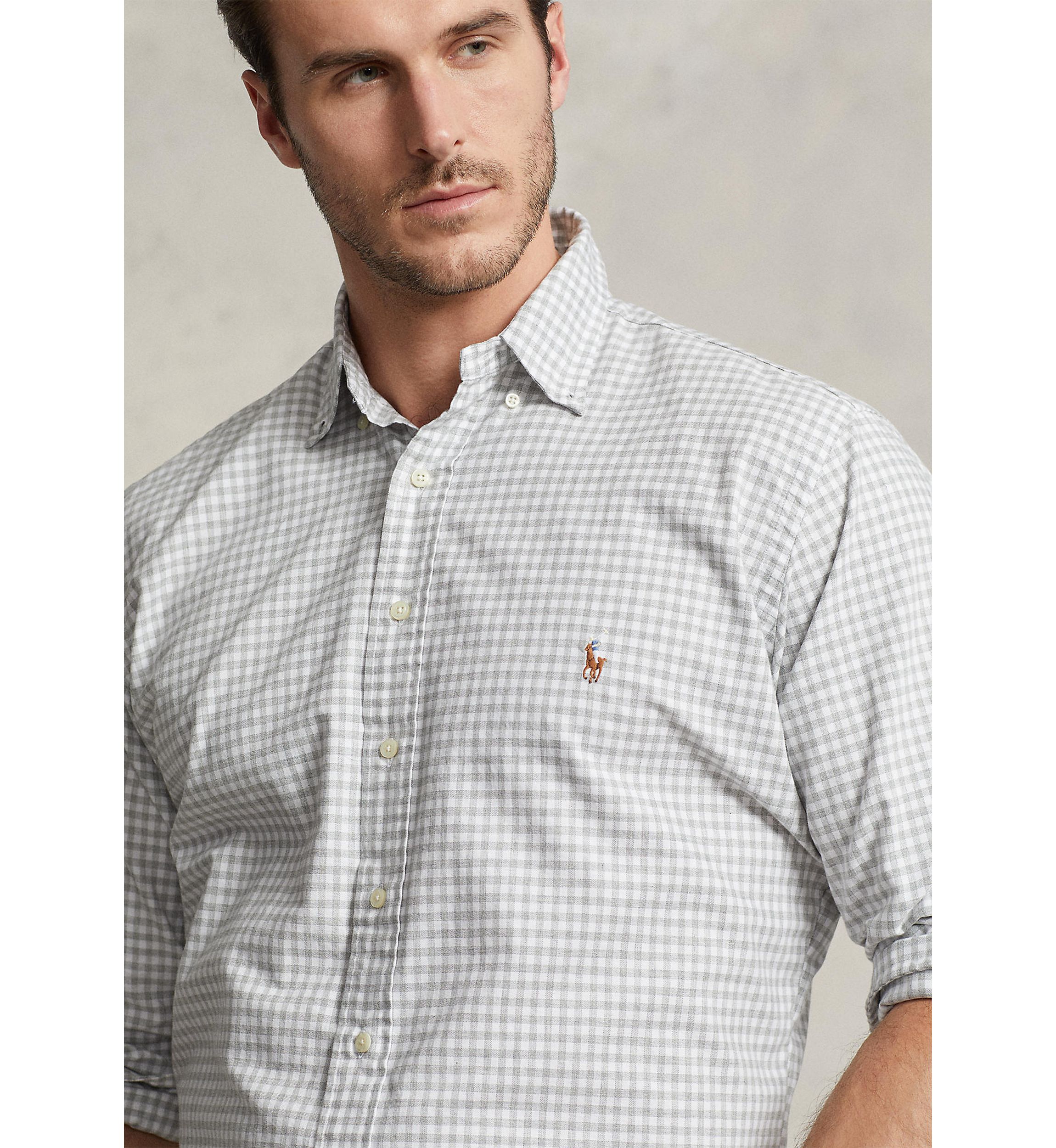 Big & Tall Plaid Oxford Shirt