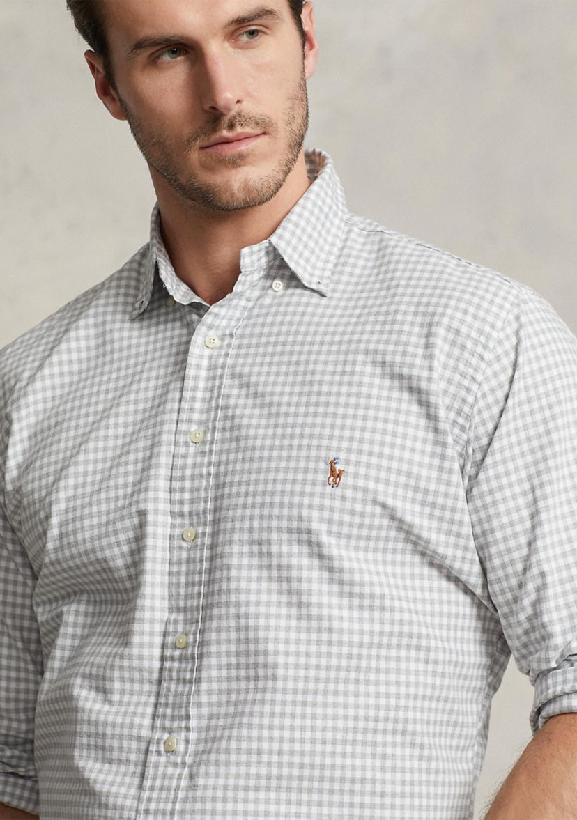 Big & Tall Plaid Oxford Shirt