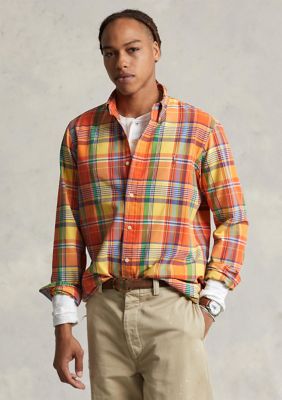 Polo Ralph Lauren Classic Fit Plaid Oxford Shirt | belk