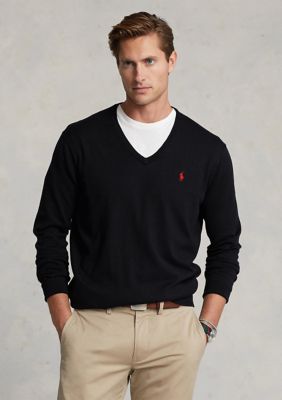 Polo Ralph Lauren Cotton V-Neck Sweater | belk