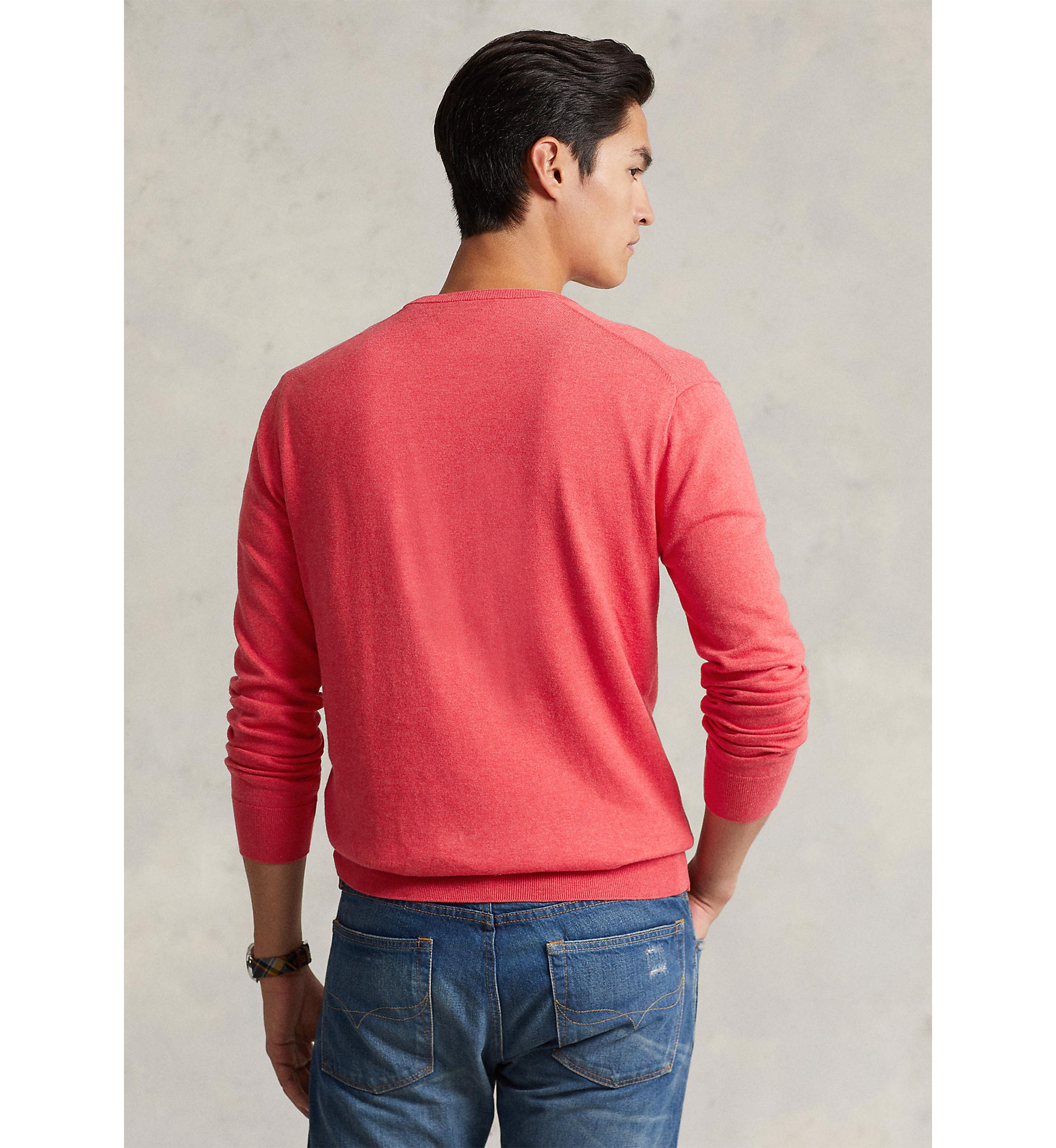 Cotton V-Neck Sweater