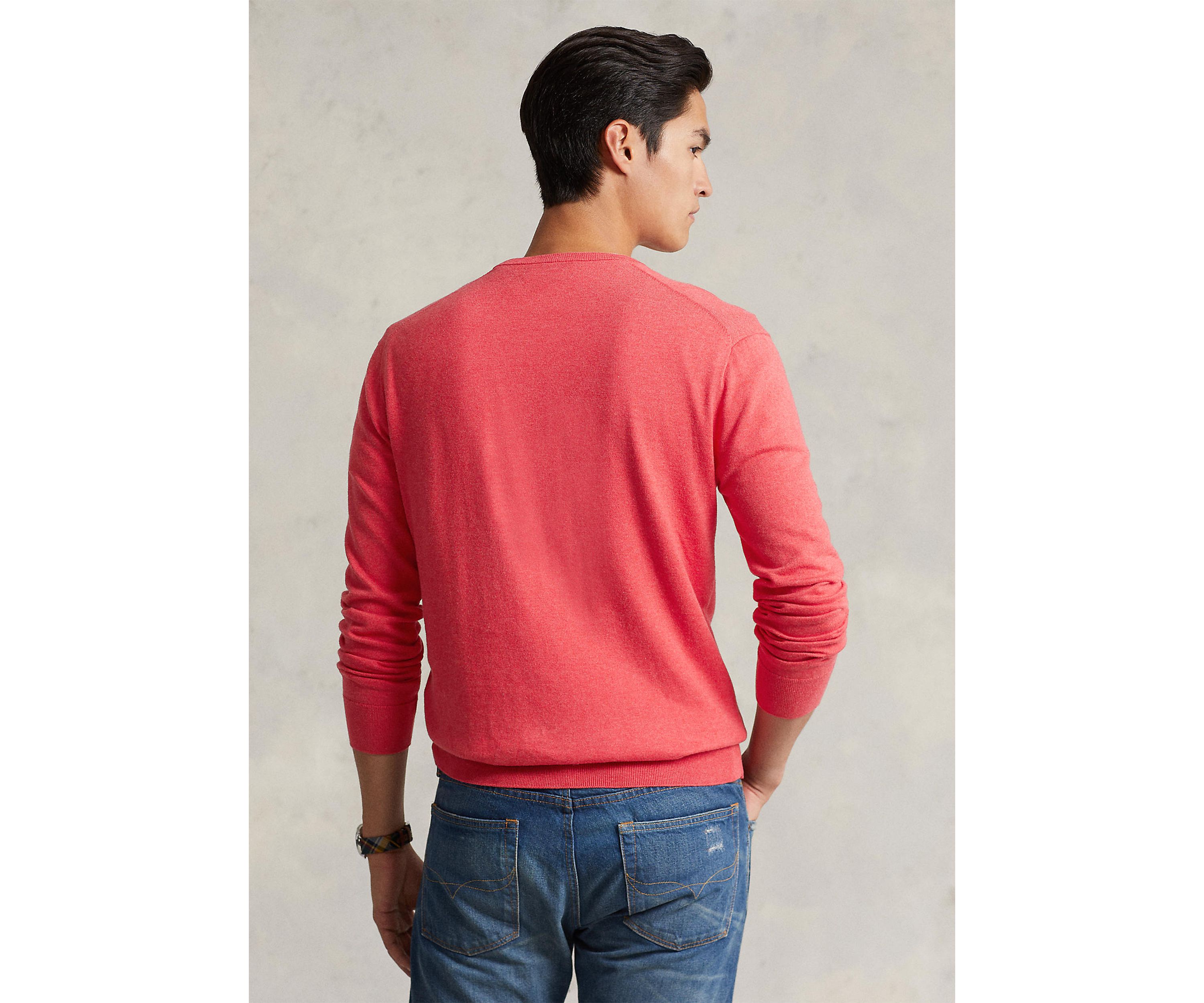 Cotton V-Neck Sweater