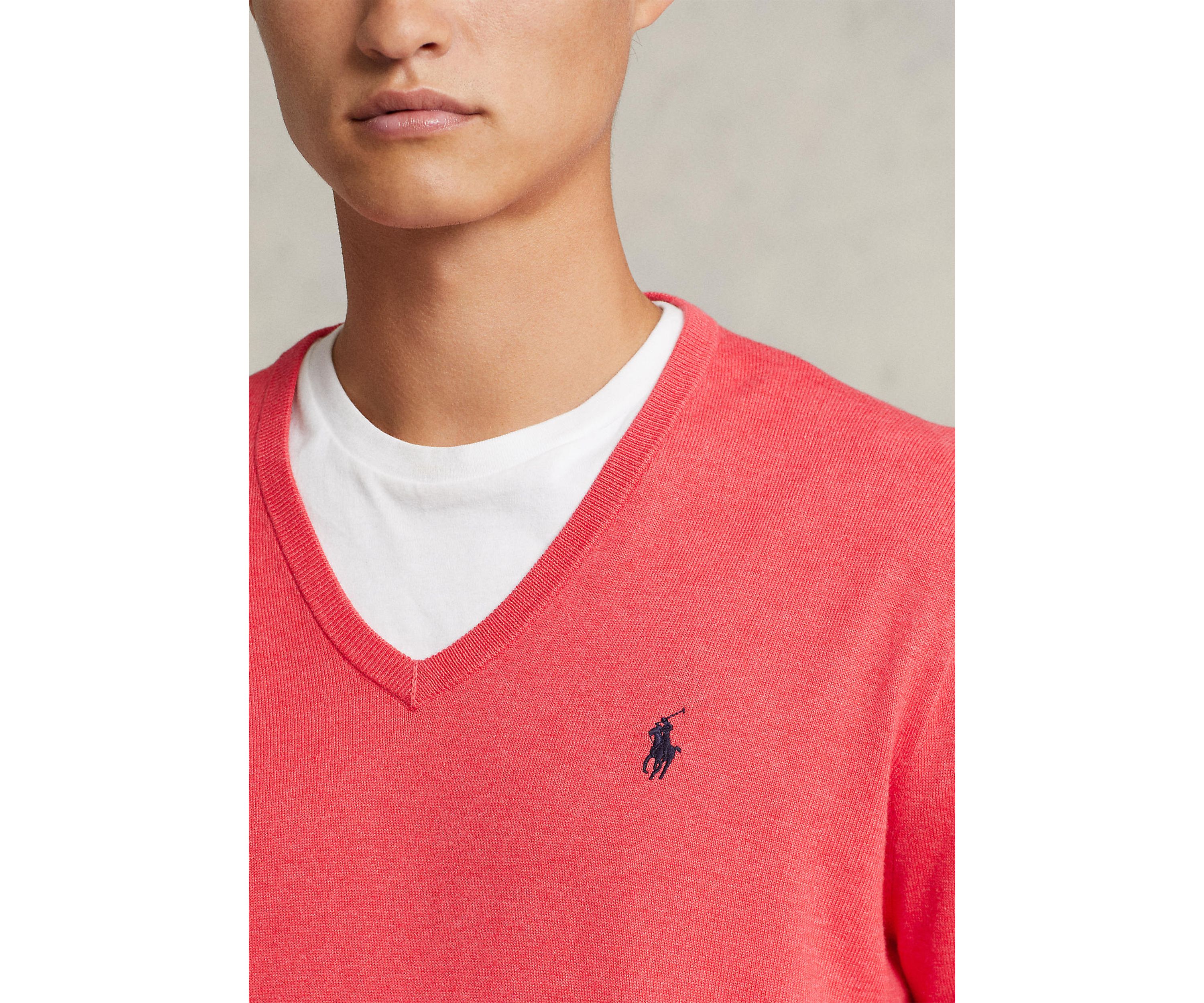 Cotton V-Neck Sweater