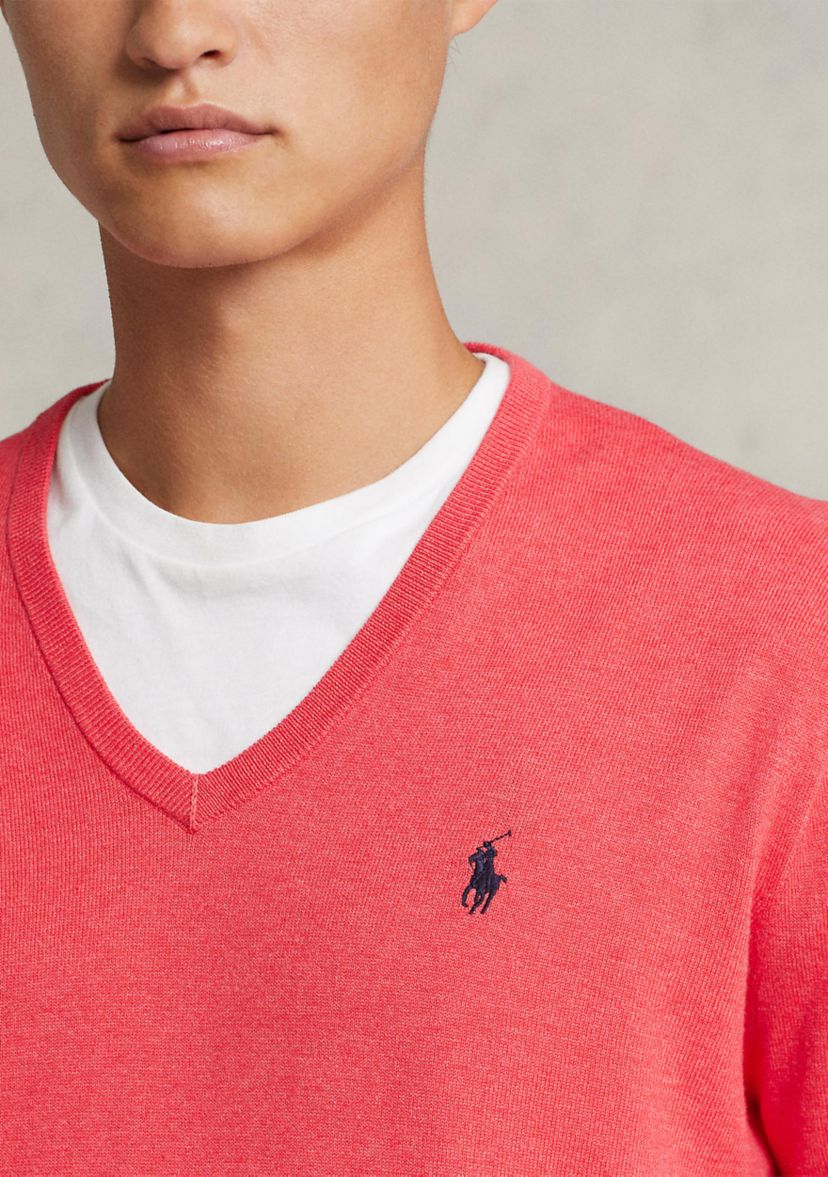 Cotton V-Neck Sweater