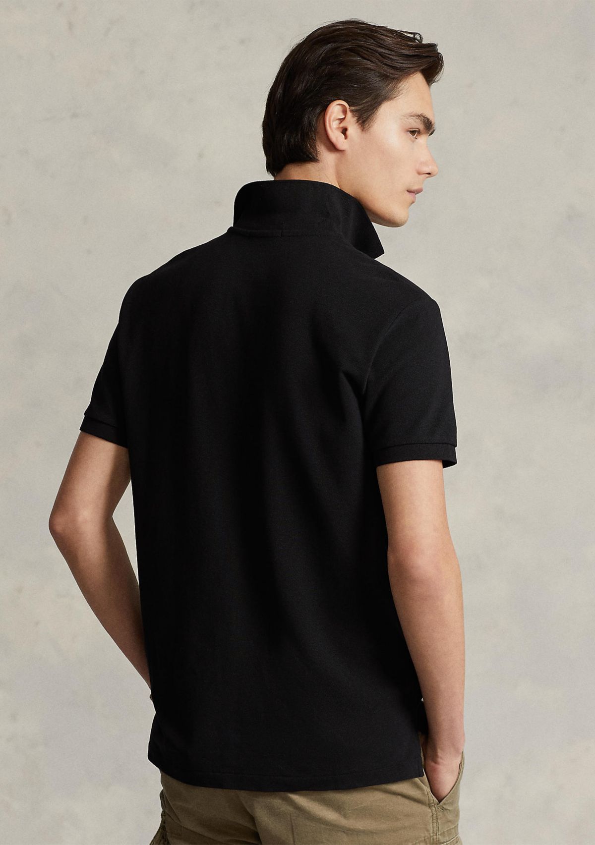 Polo Ralph Lauren Custom Slim Fit Big Pony Mesh Polo Shirt | Belk
