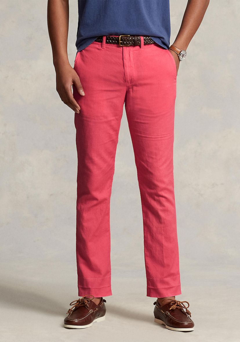 Classic Fit Linen-Blend Pants