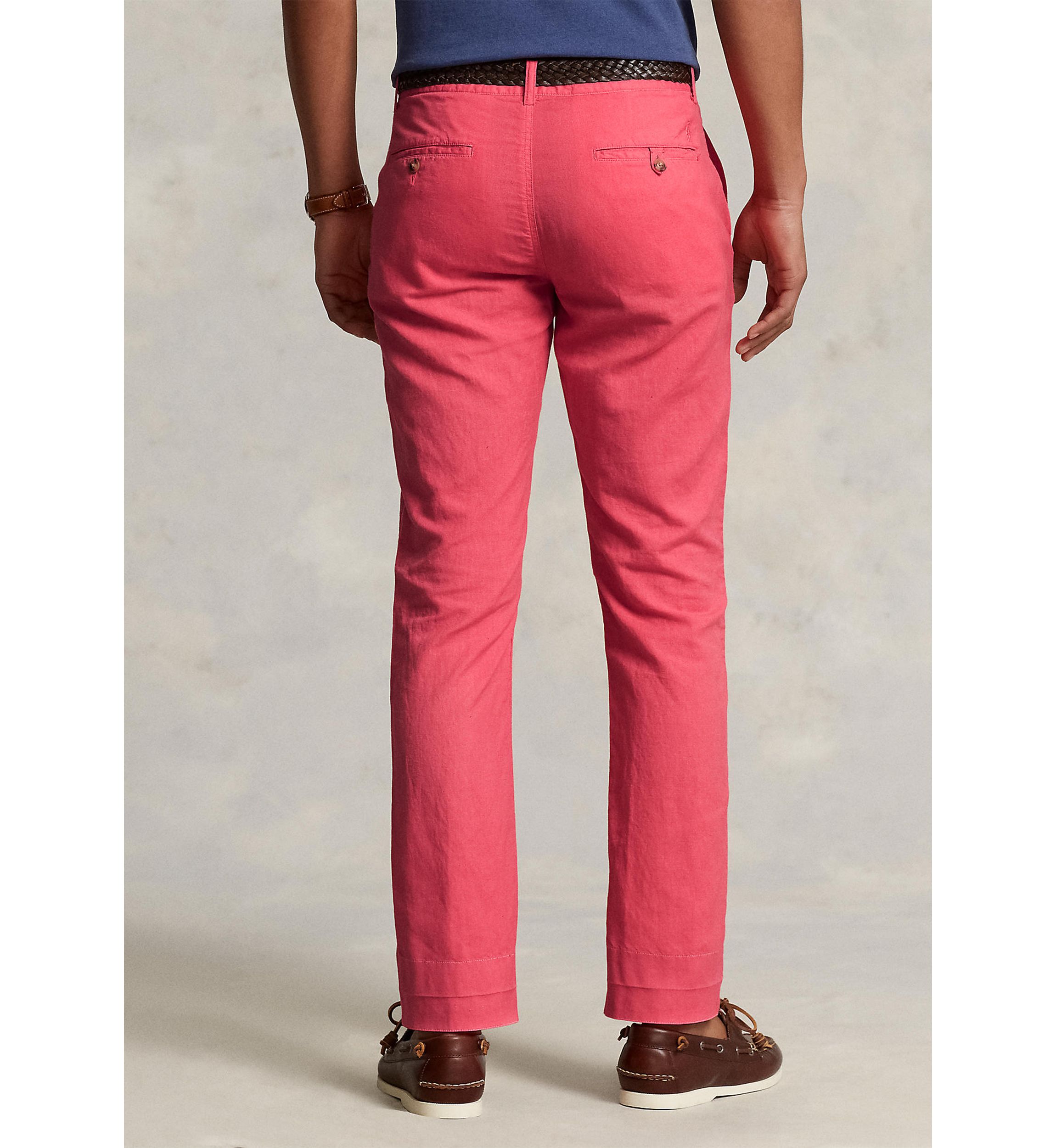 Classic Fit Linen-Blend Pants