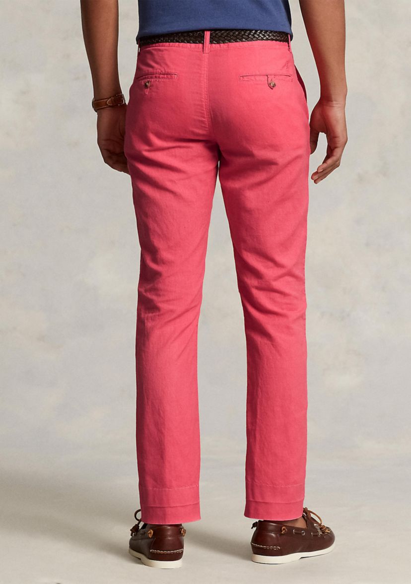 Classic Fit Linen-Blend Pants