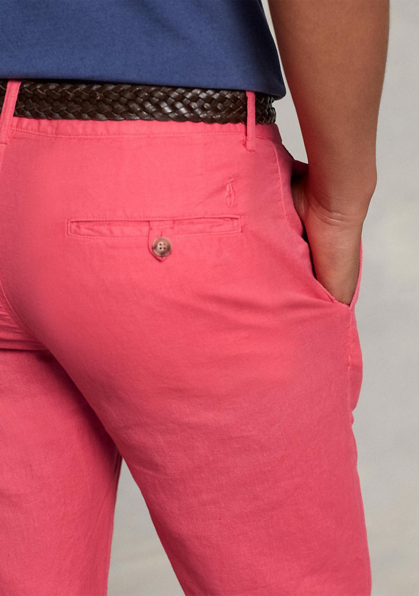 Classic Fit Linen-Blend Pants