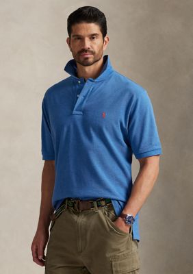 Polo Ralph Lauren Men's Big & Tall Classic Fit Mesh Polo Shirt, Blue, 3X Big