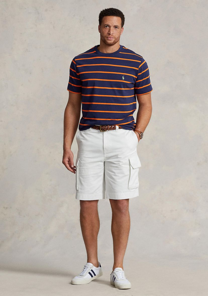 Big & Tall Relaxed Fit Slub Twill Cargo Shorts
