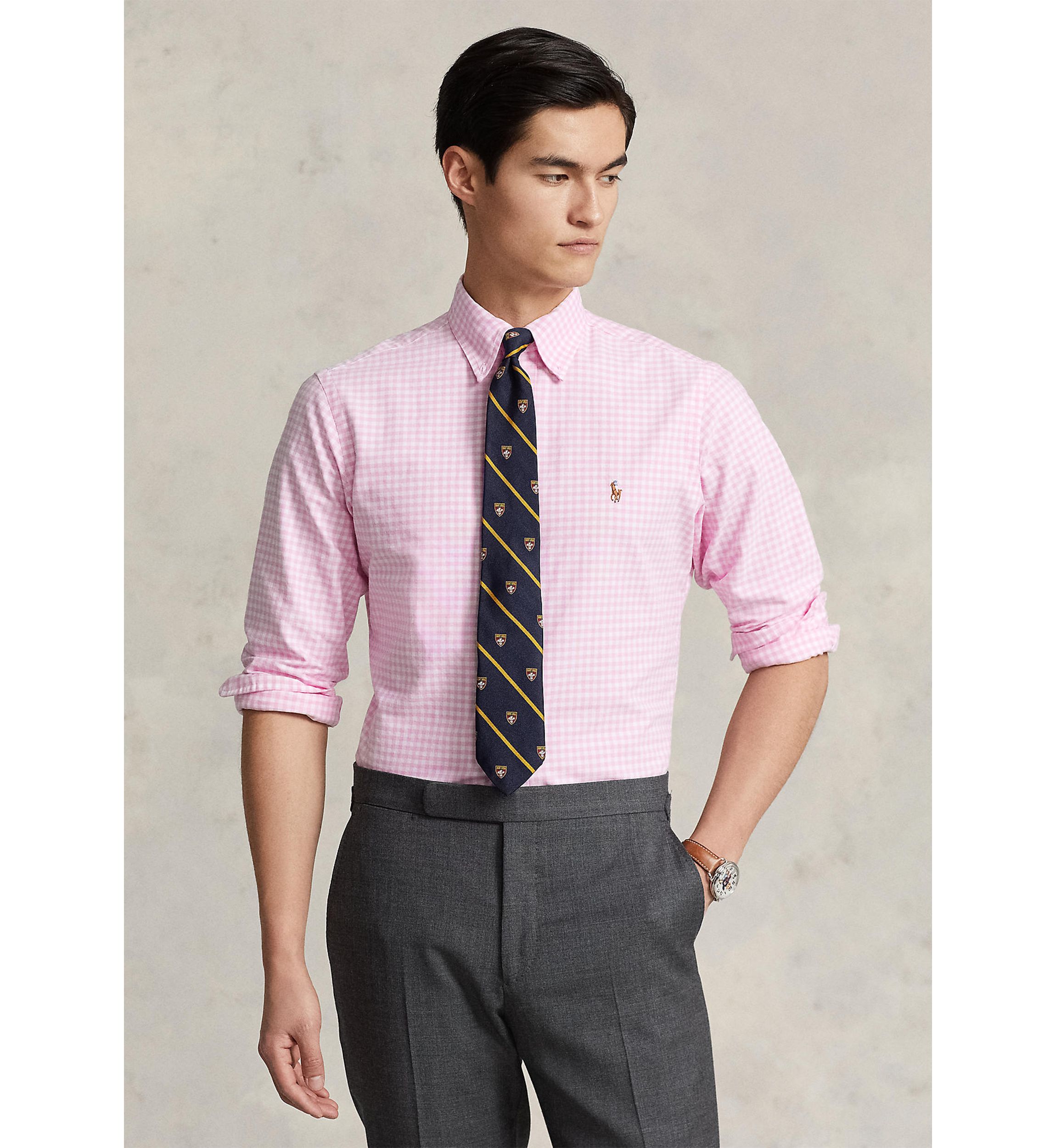 Classic Fit Gingham Oxford Shirt