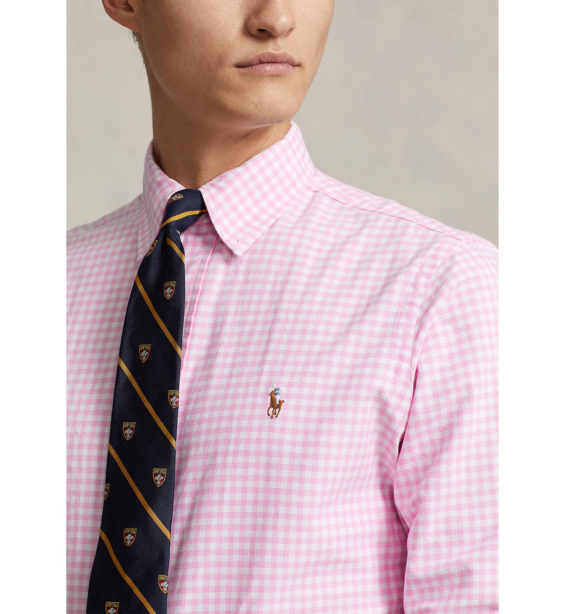 Classic Fit Gingham Oxford Shirt