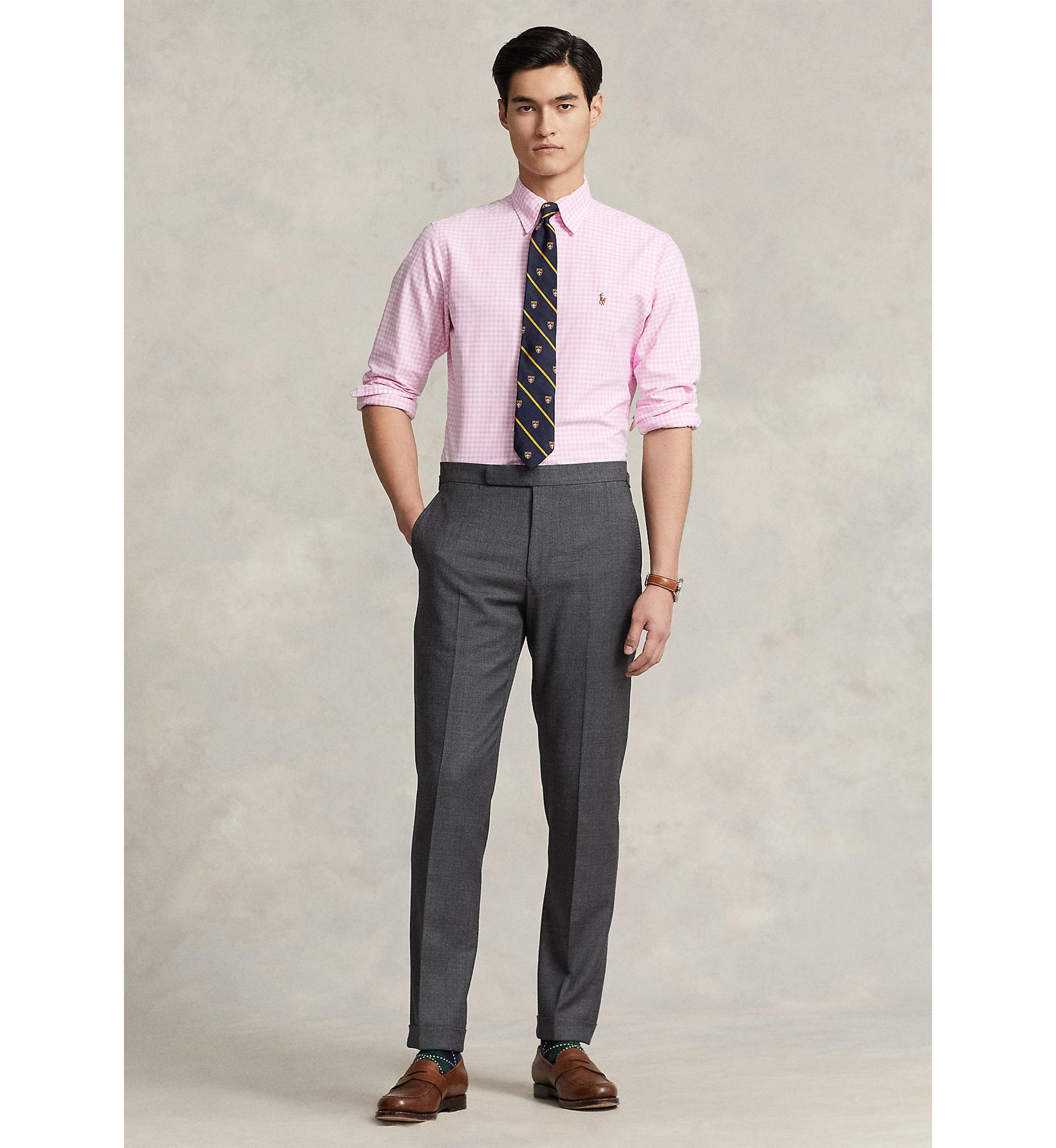 Classic Fit Gingham Oxford Shirt