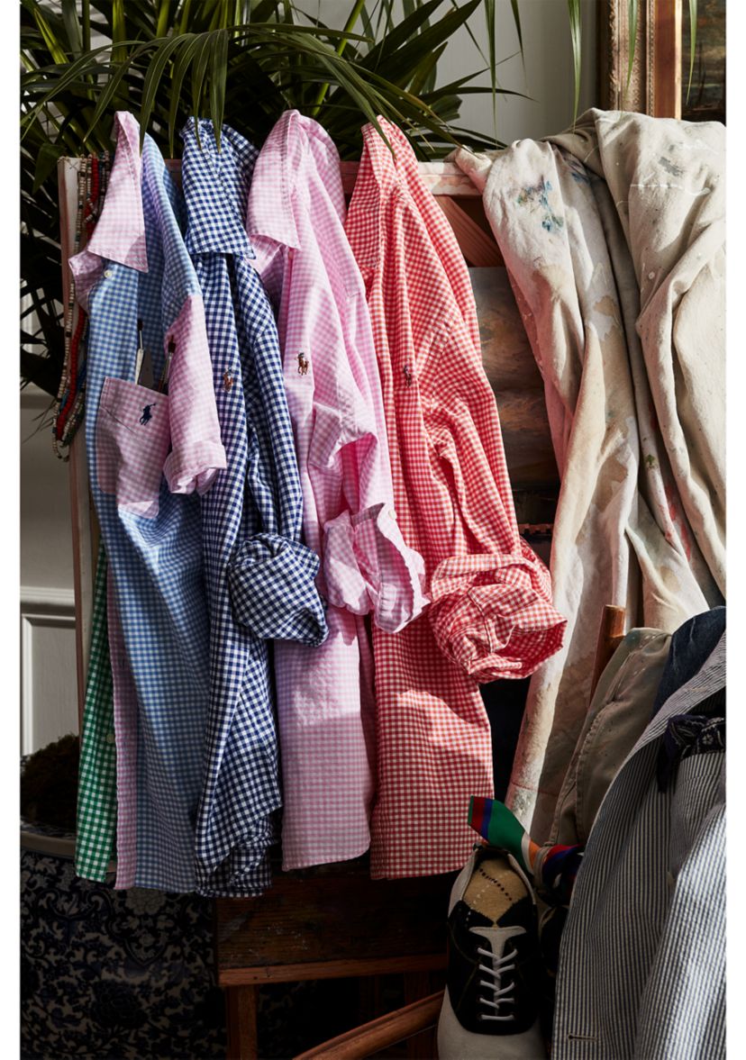 Classic Fit Gingham Oxford Shirt
