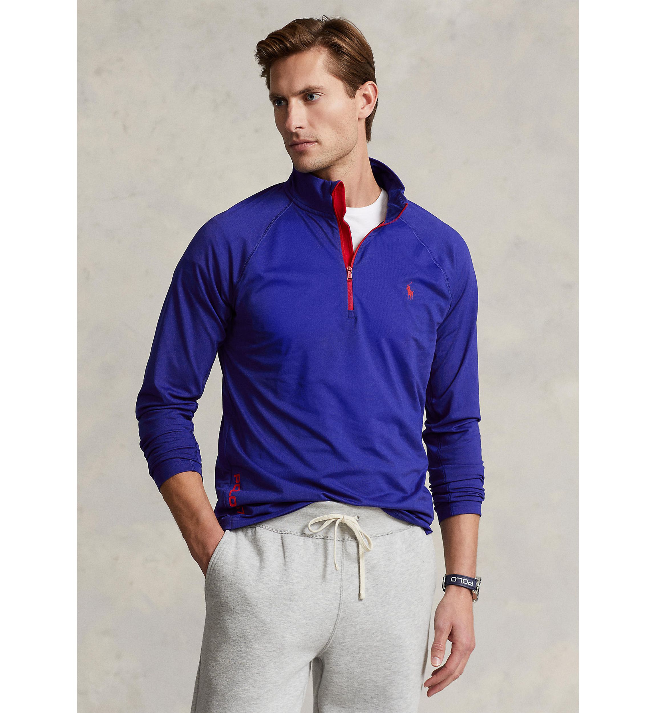 Performance Jersey Quarter-Zip Pullover