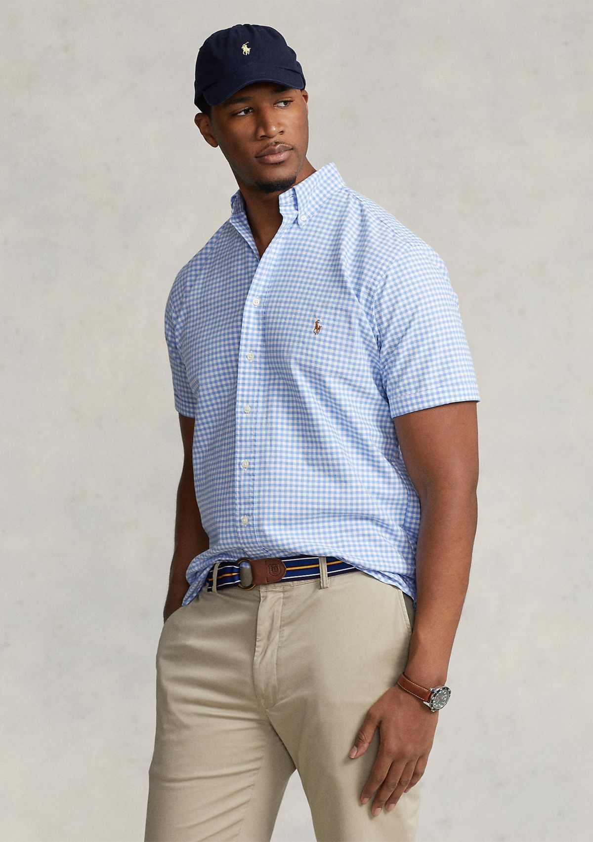 Big & Tall Plaid Oxford Shirt