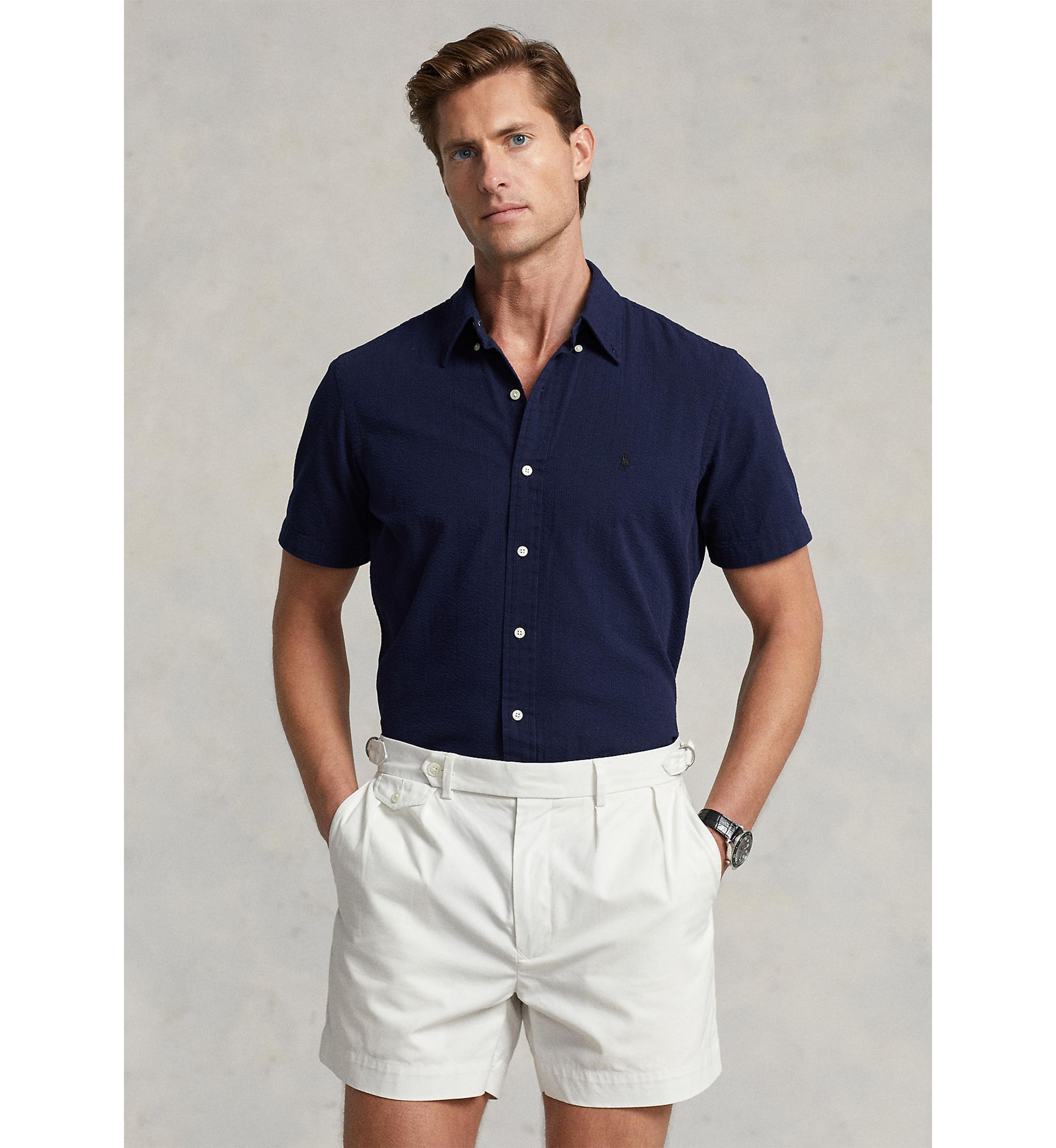 Classic Fit Seersucker Shirt