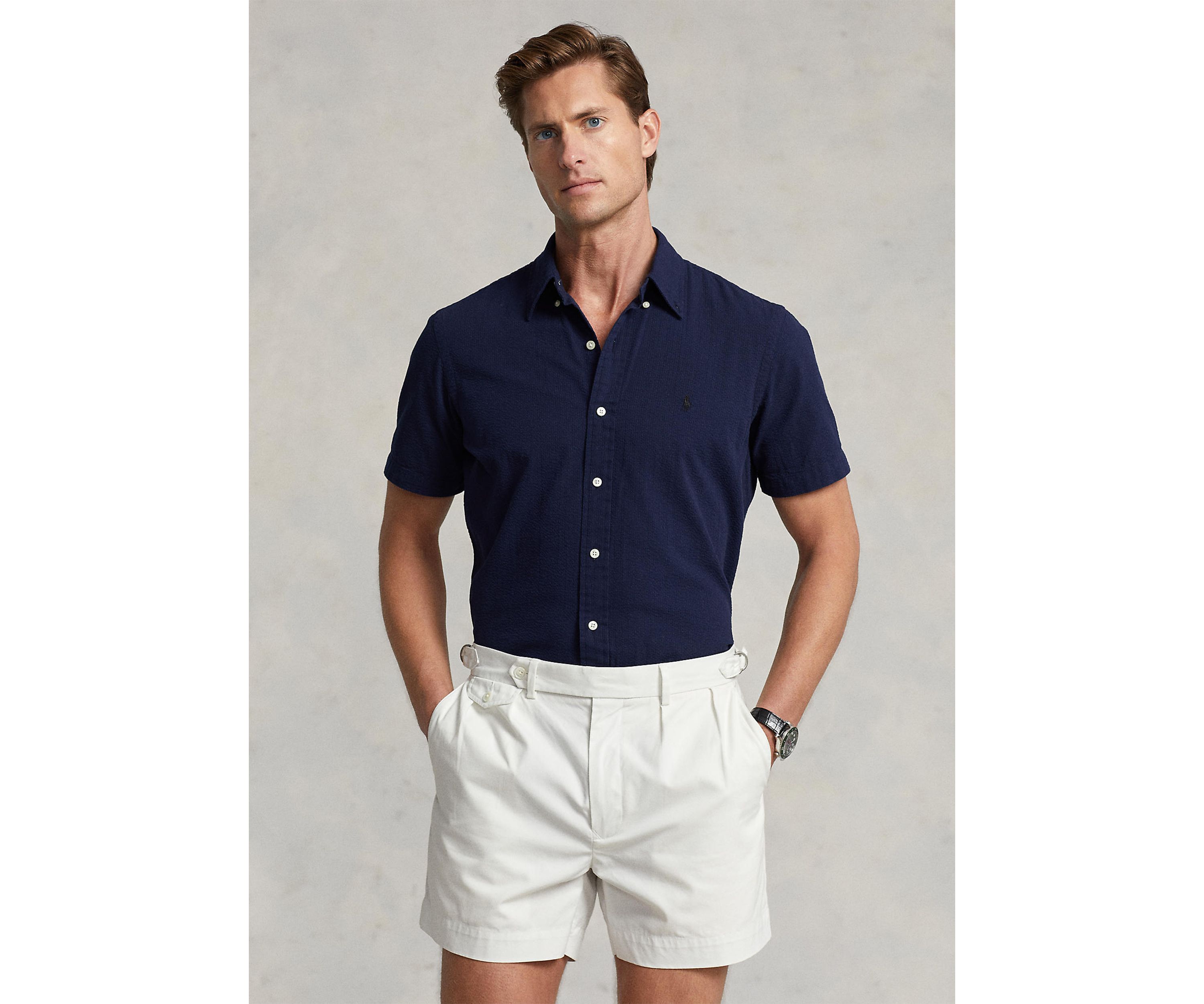 Classic Fit Seersucker Shirt