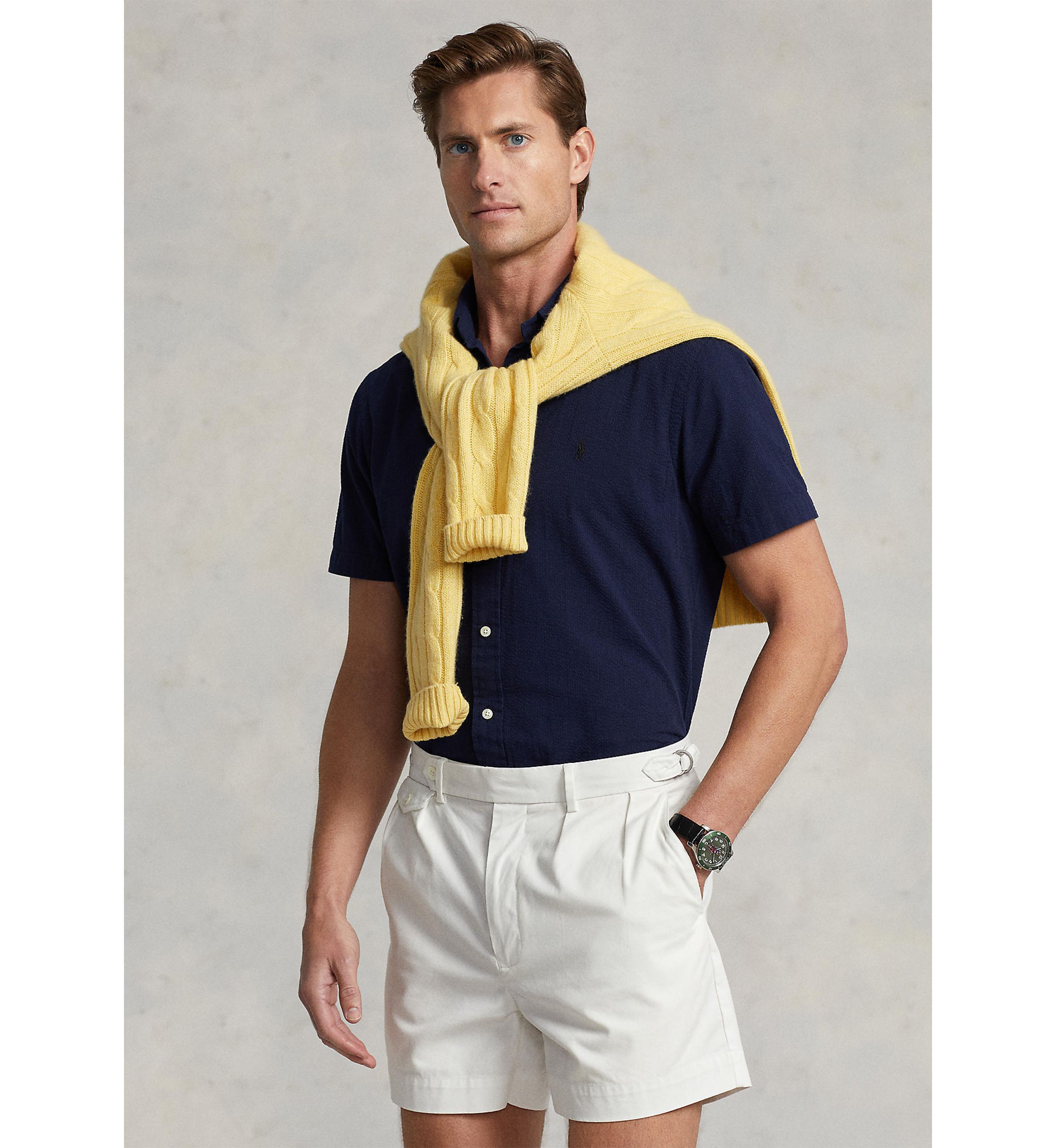 Classic Fit Seersucker Shirt