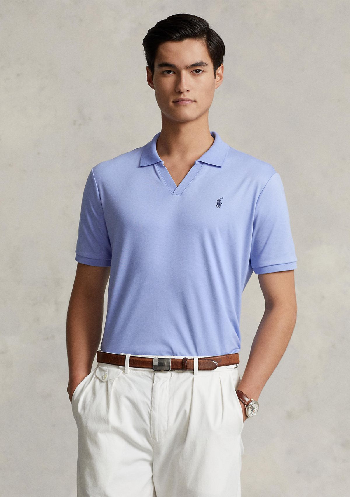 Classic Fit Soft Cotton Polo Shirt 