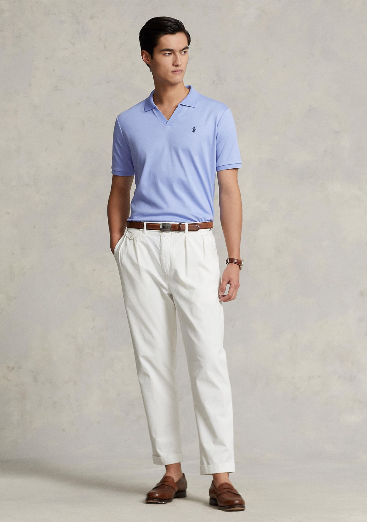 Classic Fit Soft Cotton Polo Shirt 