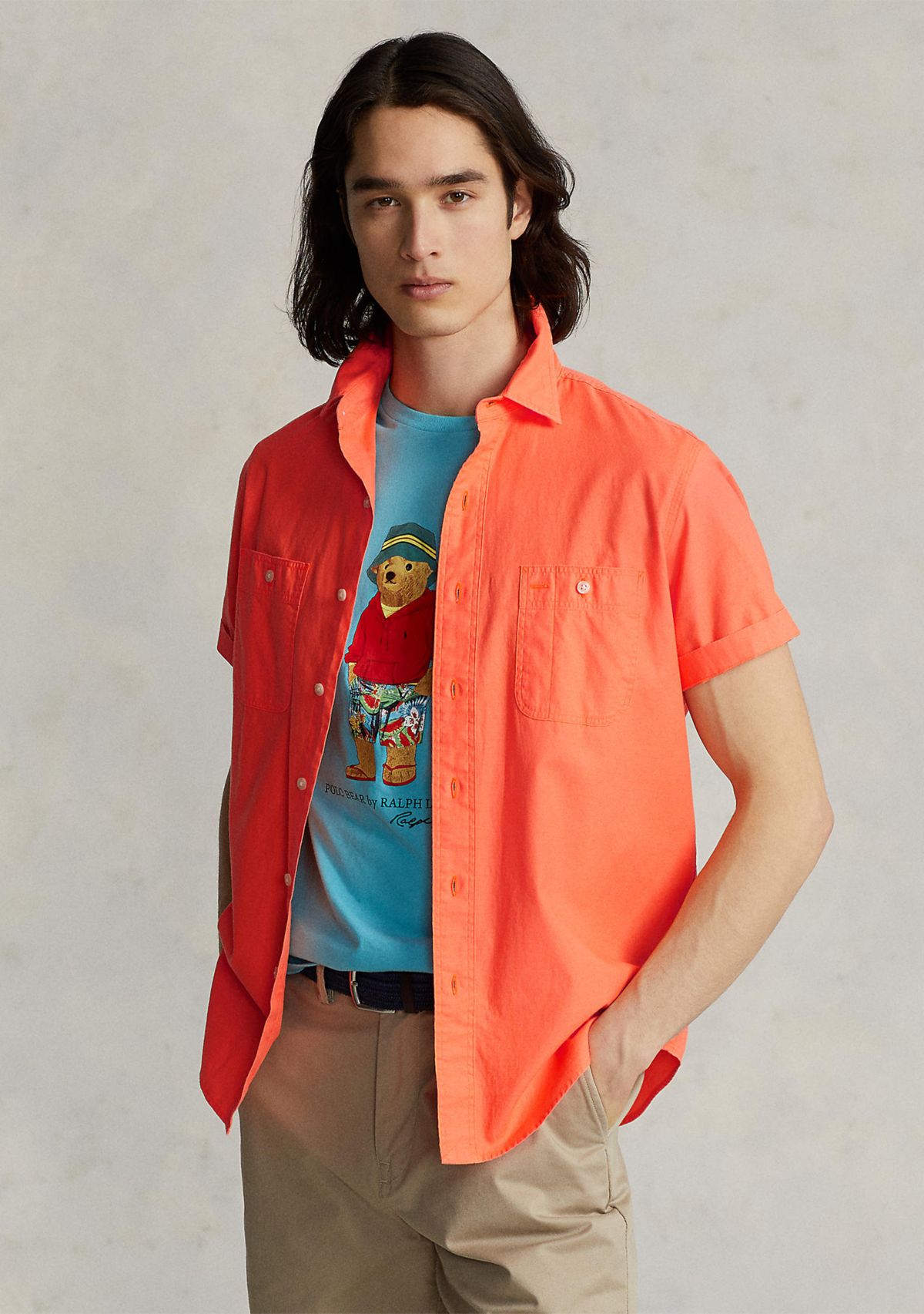 Classic Fit Cotton Satin Workshirt