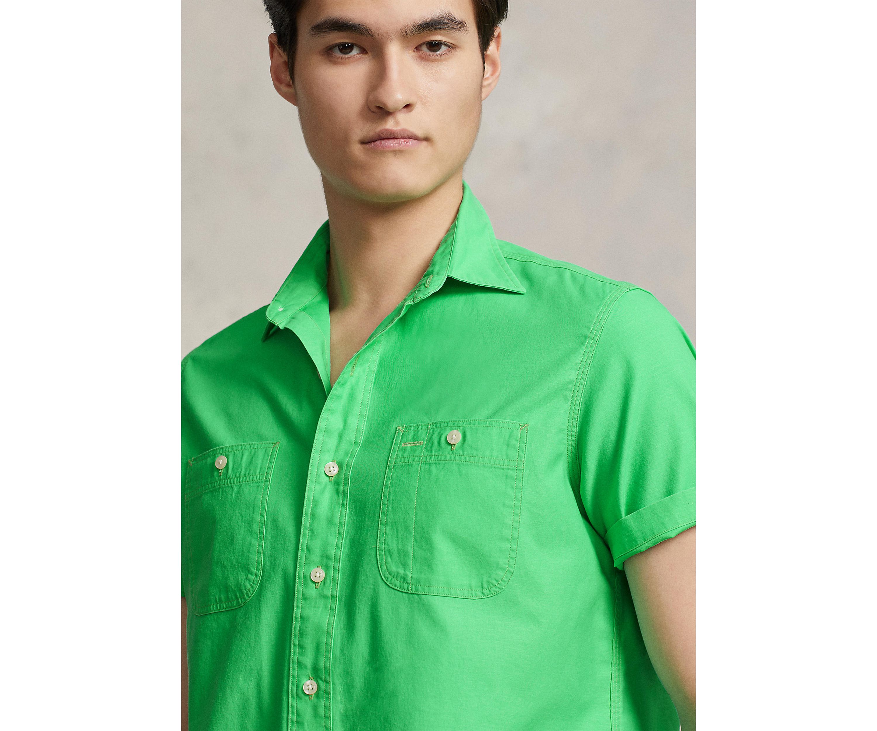 Classic Fit Cotton Satin Workshirt