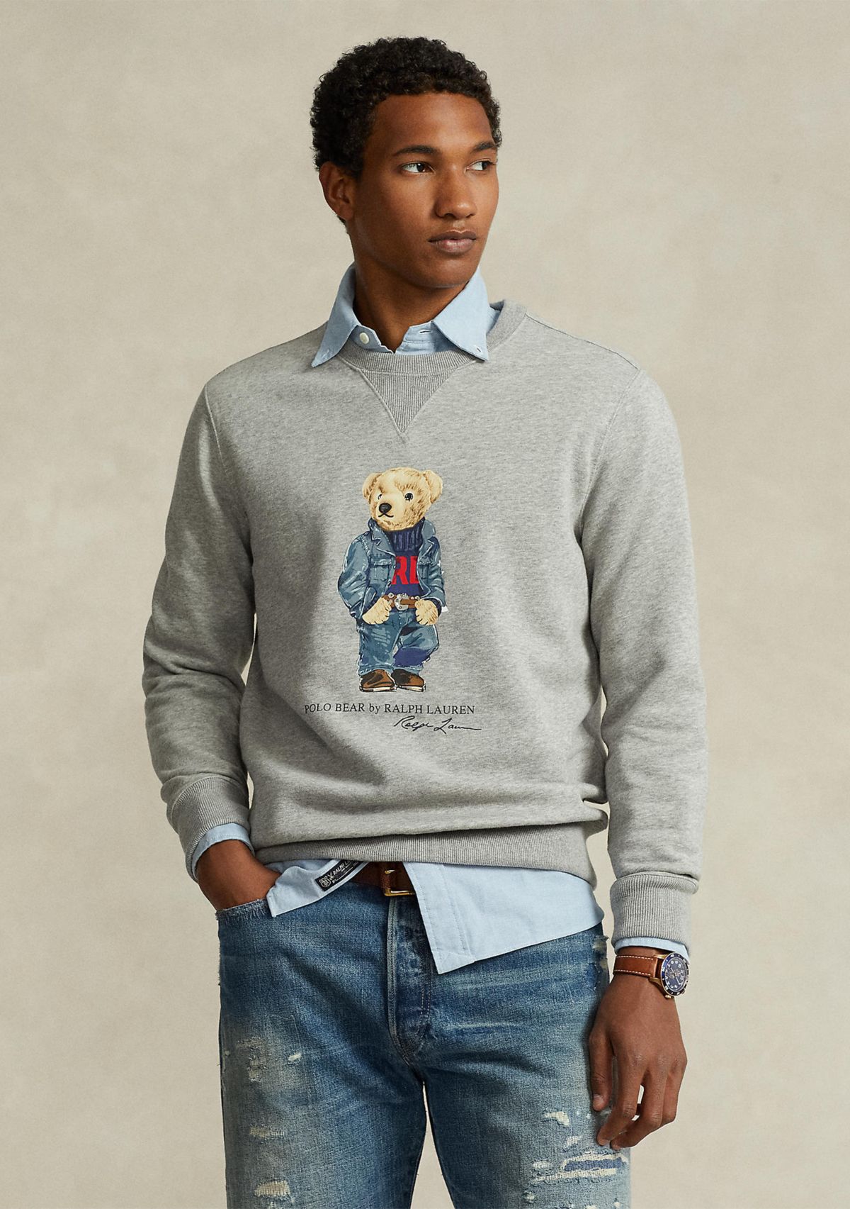 Polo Bear Fleece Sweatshirt