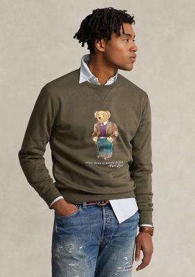 Polo ralph lauren preppy bear store fleece sweatshirt