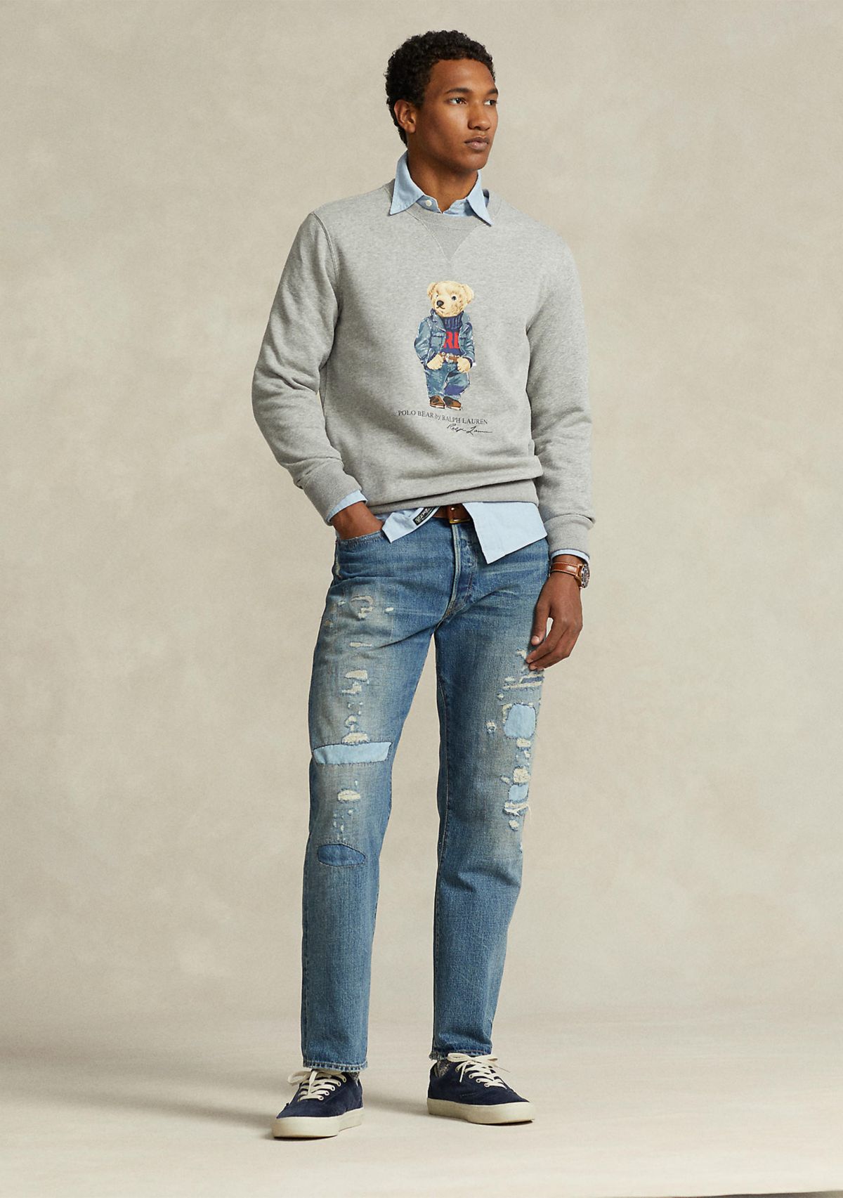 Polo Bear Fleece Sweatshirt