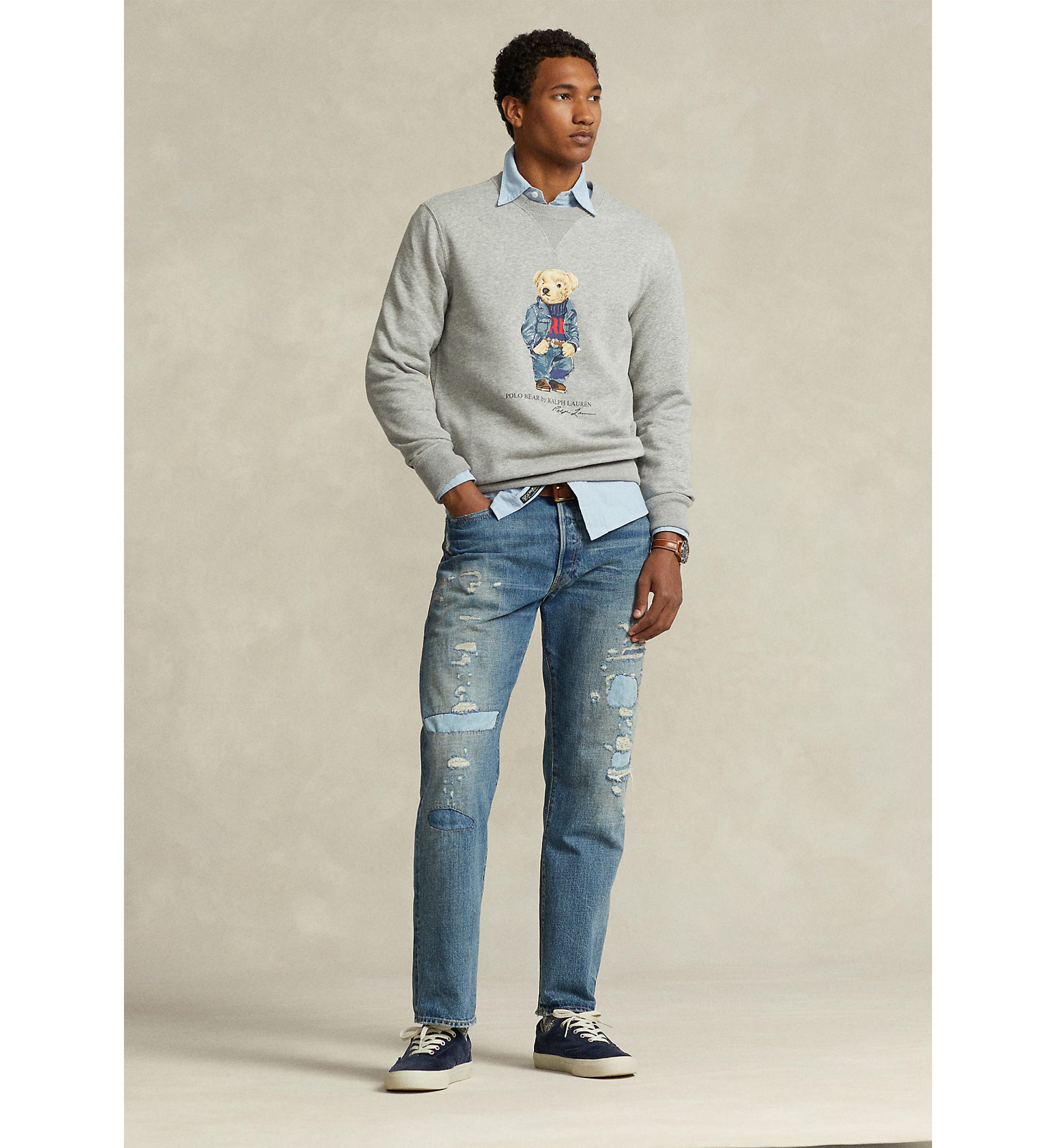 Polo Bear Fleece Sweatshirt