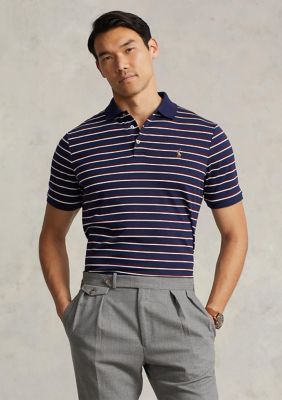 Polo Ralph Lauren Men's Classic Fit Striped Soft Cotton Polo Shirt