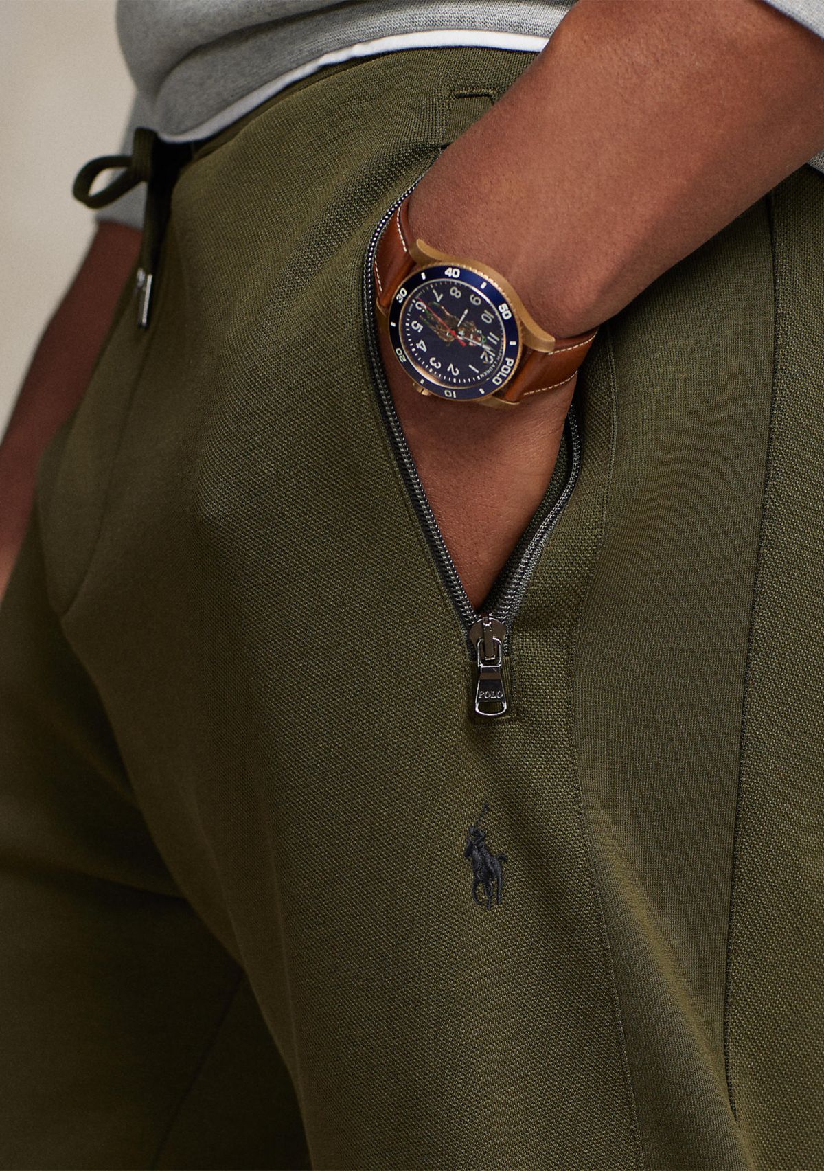 Big & Tall Double-Knit Mesh Jogger Pants