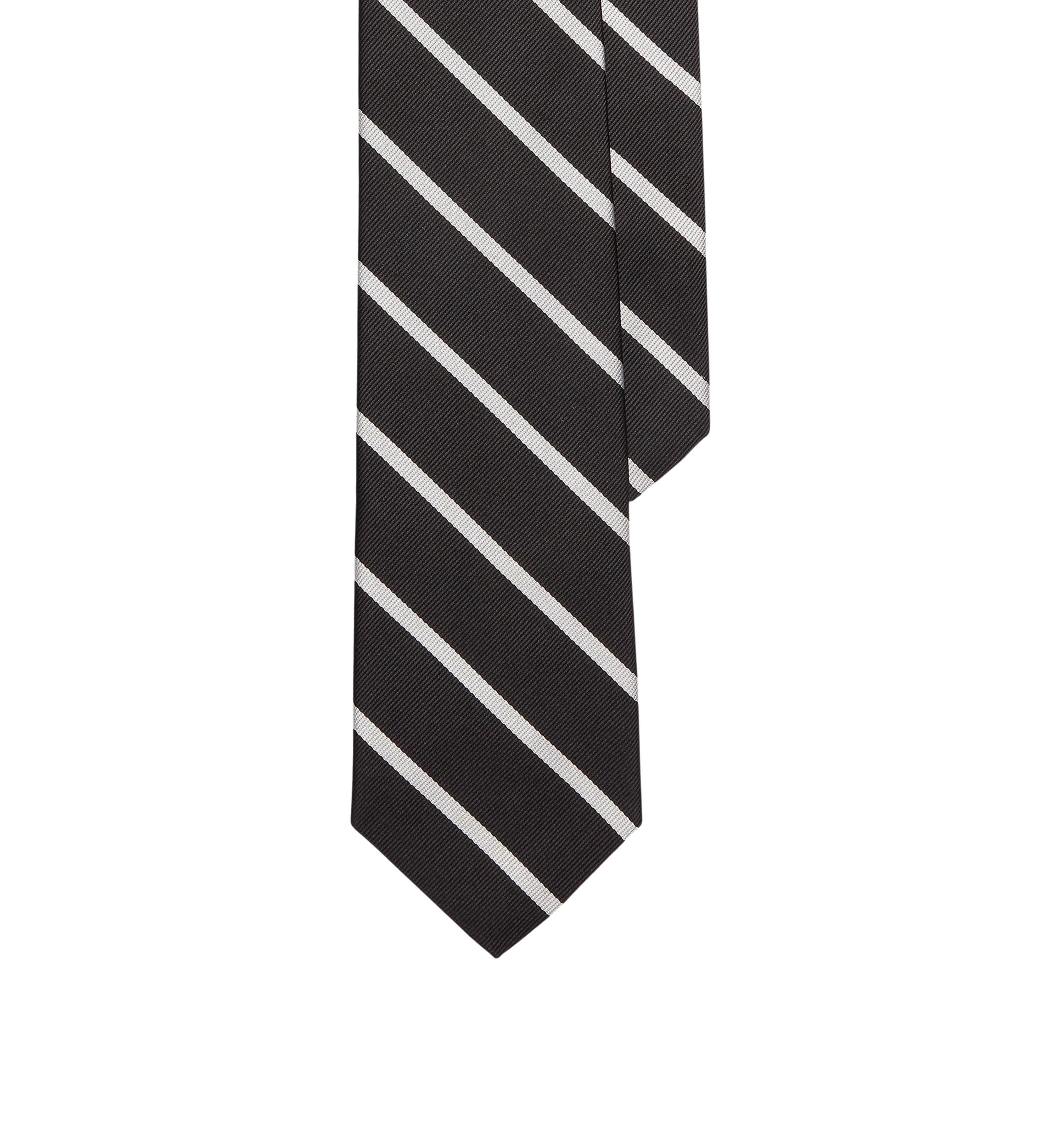 Striped Silk Repp Tie