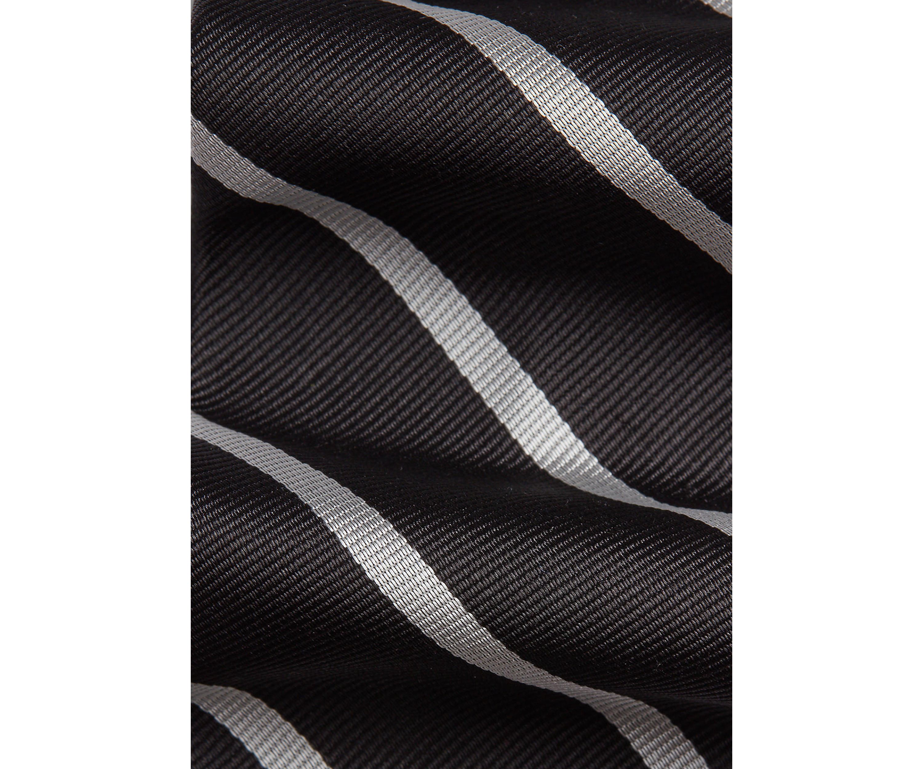 Striped Silk Repp Tie