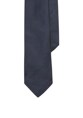 Polo Ralph Lauren Men's Silk Repp Tie, Navy Blue