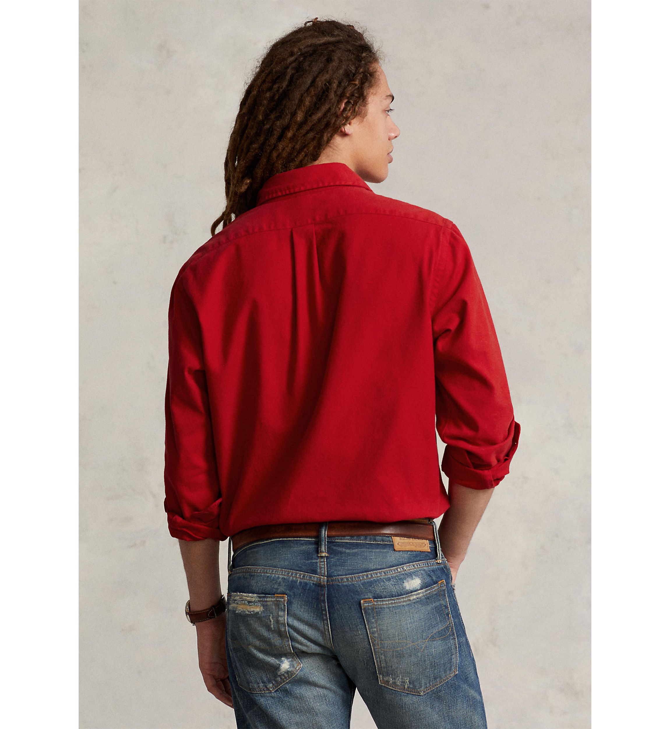 Classic Fit Brushed Flannel Shirt