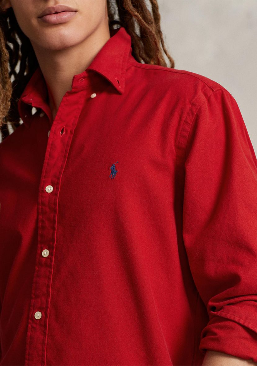 Classic Fit Brushed Flannel Shirt