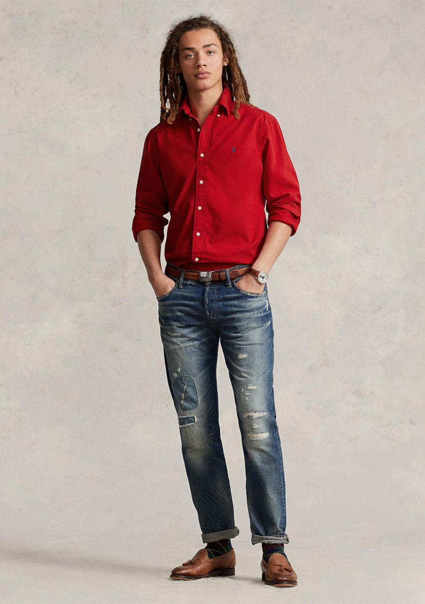 Classic Fit Brushed Flannel Shirt