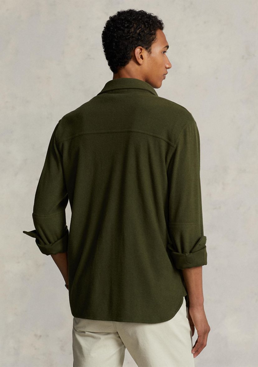 Classic Fit Knit Flannel Work Shirt