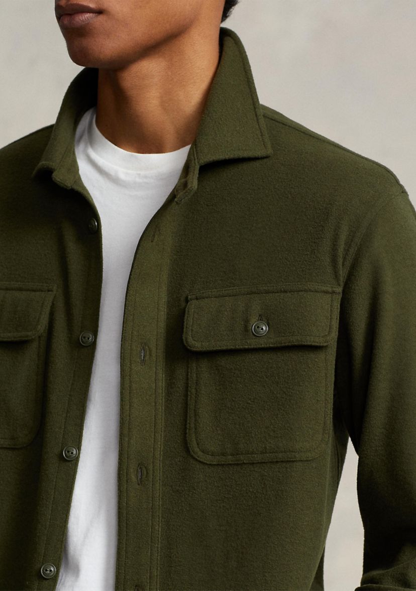 Classic Fit Knit Flannel Work Shirt