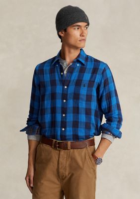 Polo Ralph Lauren Men's Classic Fit Checked Double Faced Shirt