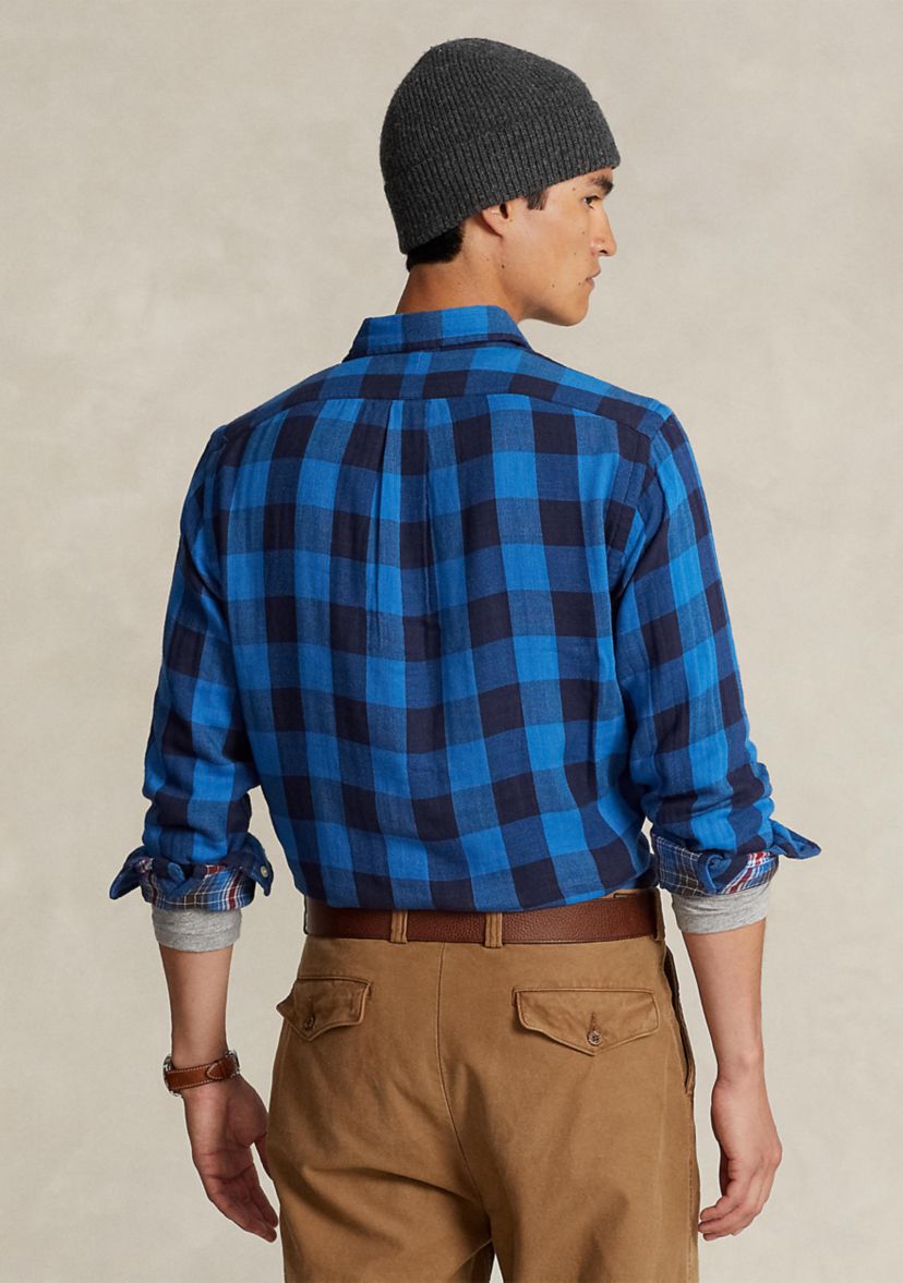 Classic Fit Checked Double Faced Shirt