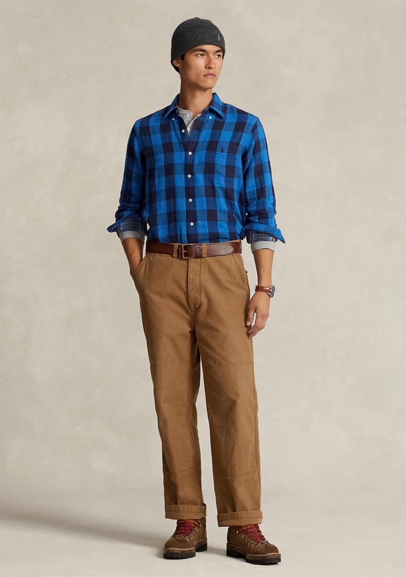 Classic Fit Checked Double Faced Shirt