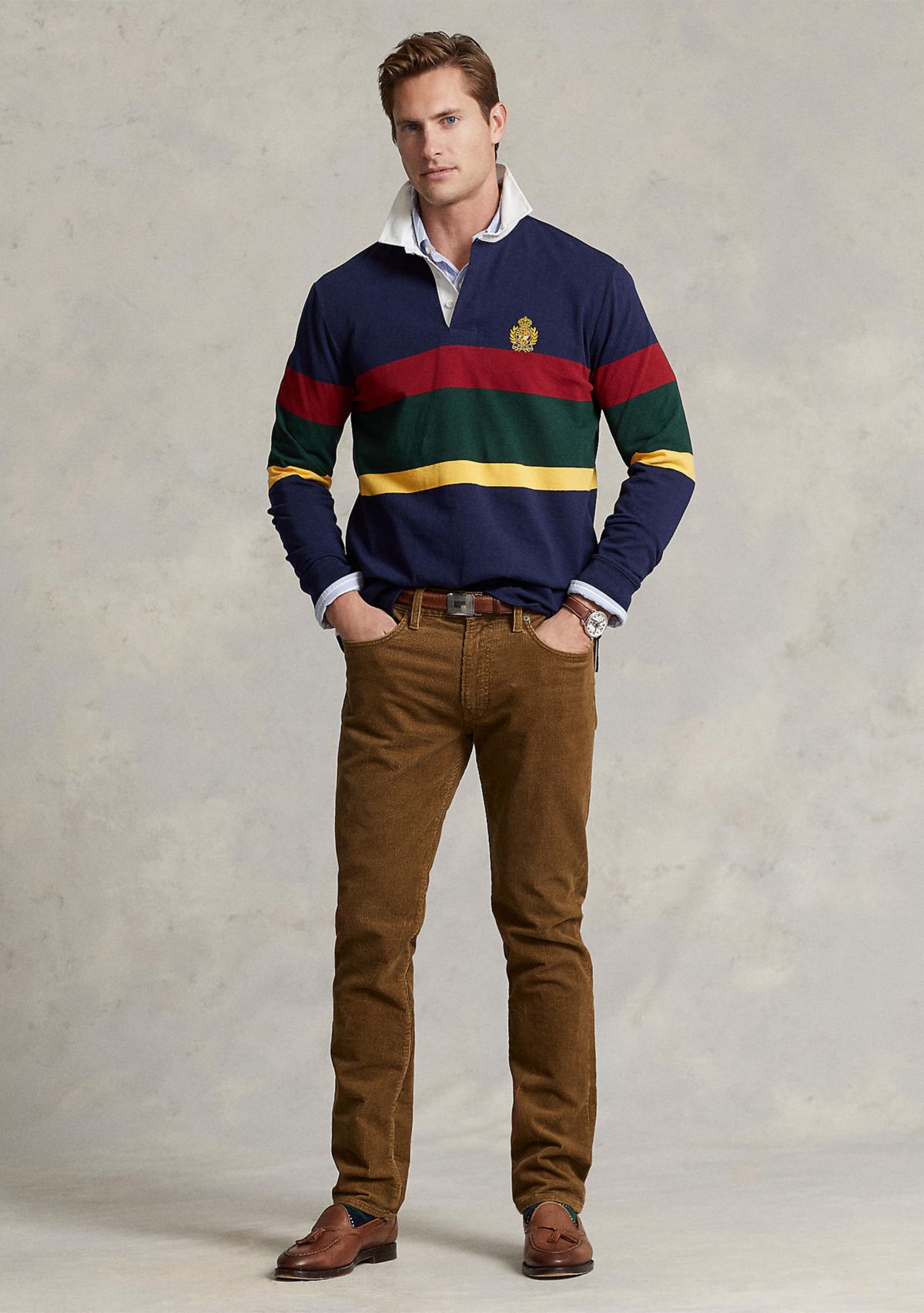 Varick Slim Straight Corduroy Pants